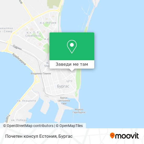 Почетен консул Естония карта