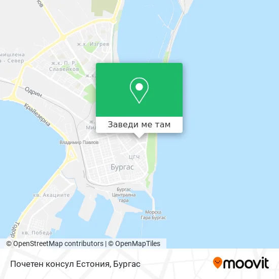 Почетен консул Естония карта