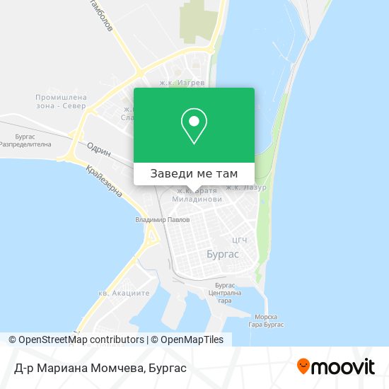 Д-р Мариана Момчева карта