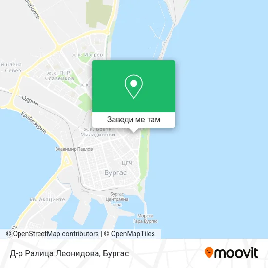 Д-р Ралица Леонидова карта