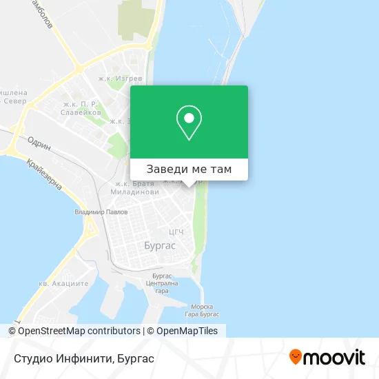Студио Инфинити карта