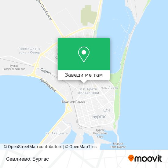 Севлиево карта