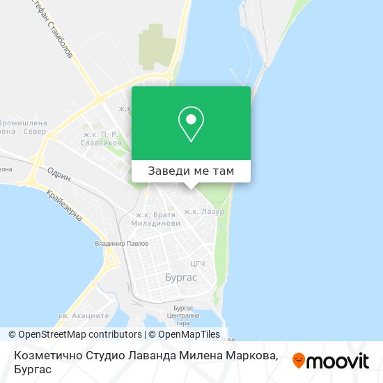 Козметично Студио Лаванда Милена Маркова карта
