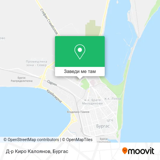 Д-р Киро Калоянов карта