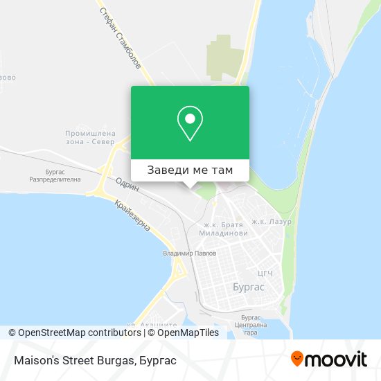 Maison's Street Burgas карта