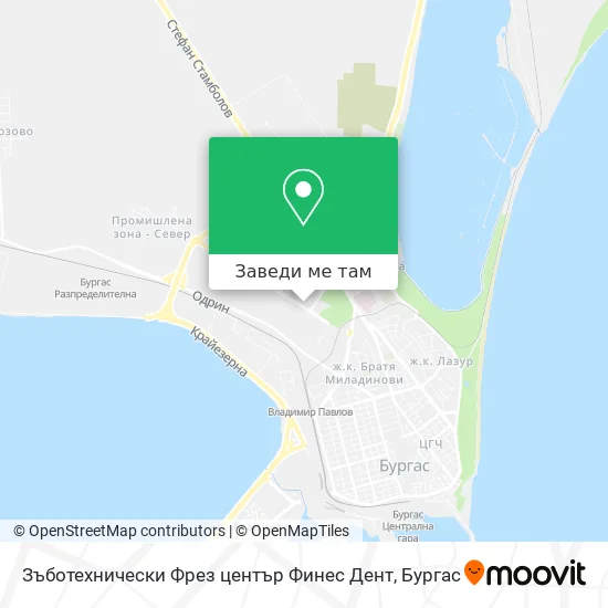 Зъботехнически Фрез център Финес Дент карта
