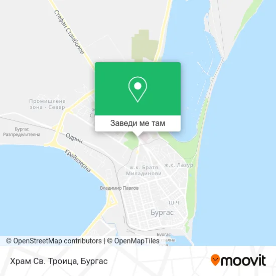 Храм Св. Троица карта