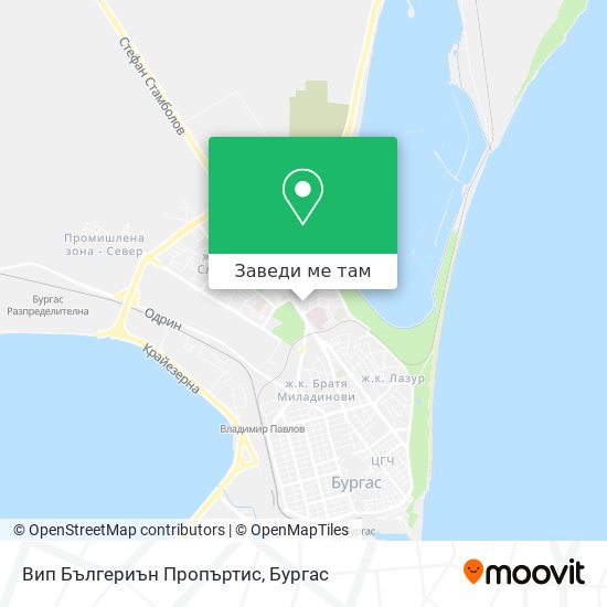 Вип Бългериън Пропъртис карта