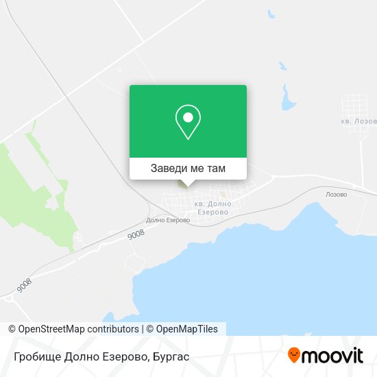 Гробище Долно Езерово карта