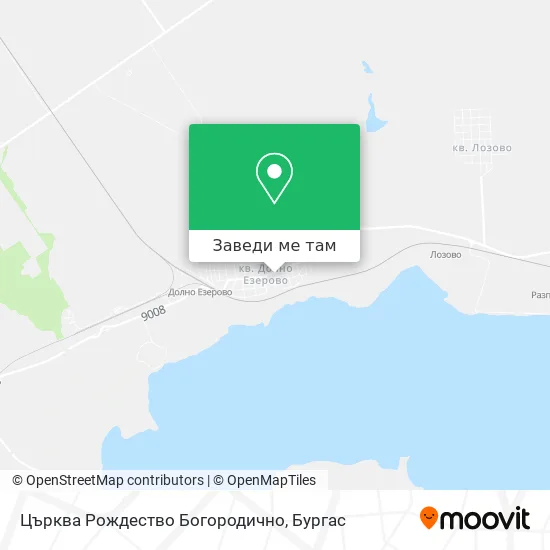 Църква Рождество Богородично карта