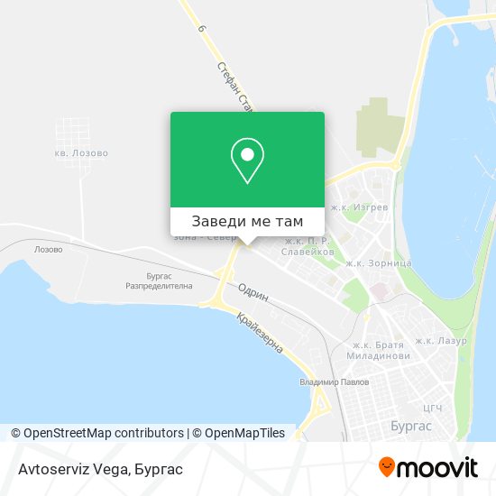 Avtoserviz Vega карта