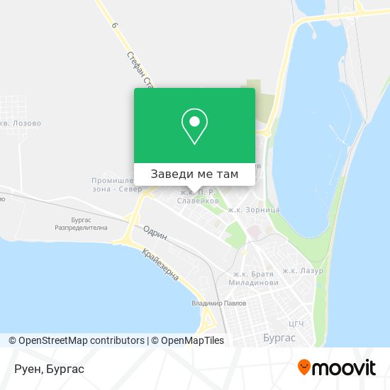 Руен карта