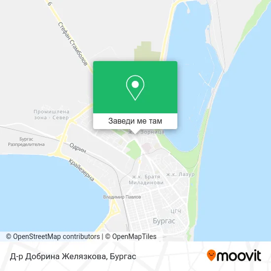 Д-р Добрина Желязкова карта