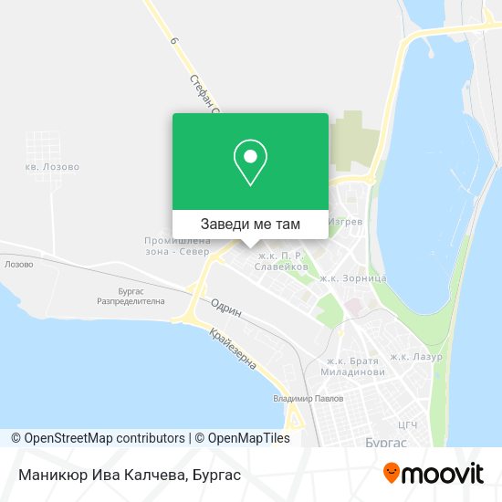 Маникюр Ива Калчева карта