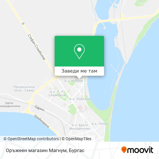 Оръжеен магазин Магнум карта
