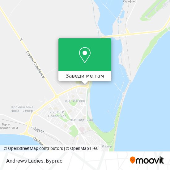 Andrews Ladies карта