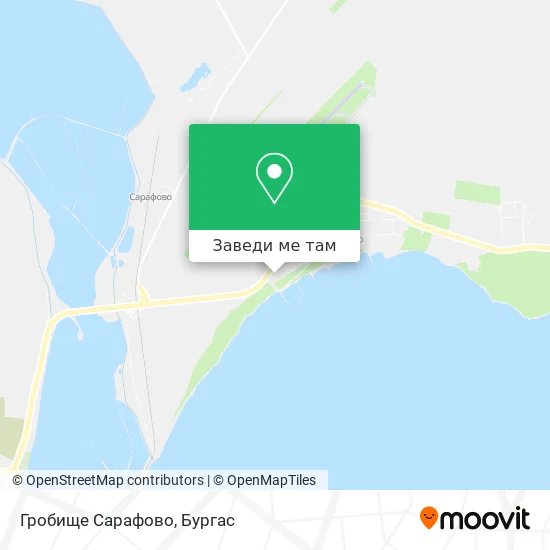 Гробище Сарафово карта