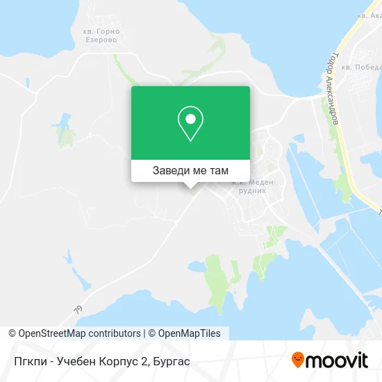 Пгкпи - Учебен Корпус 2 карта