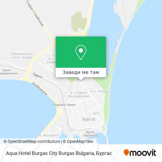 Aqua Hotel Burgas City Burgas Bulgaria карта