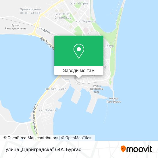 улица „Цариградска“ 64А карта