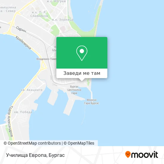 Училища Европа карта