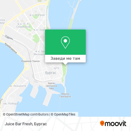 Juice Bar Fresh карта