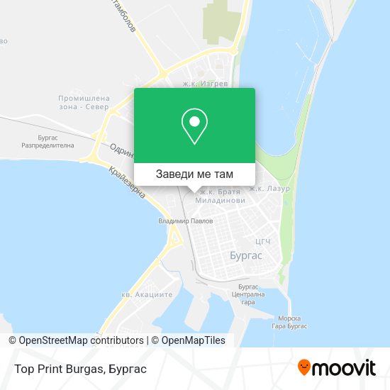Top Print Burgas карта