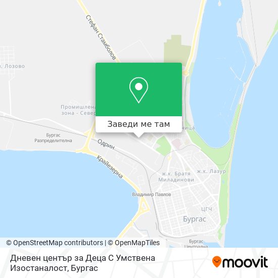 Дневен център за Деца С Умствена Изостаналост карта