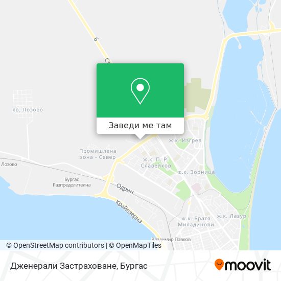 Дженерали Застраховане карта