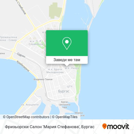 Фризьорски Салон 'Мария Стефанова' карта