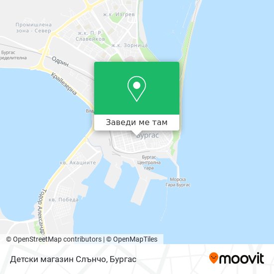 Детски магазин Слънчо карта