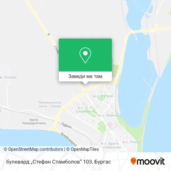 булевард „Стефан Стамболов“ 103 карта