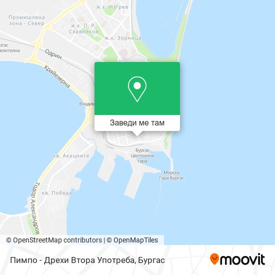 Пимпо - Дрехи Втора Употреба карта