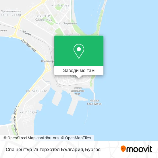 Спа център Интерхотел България карта