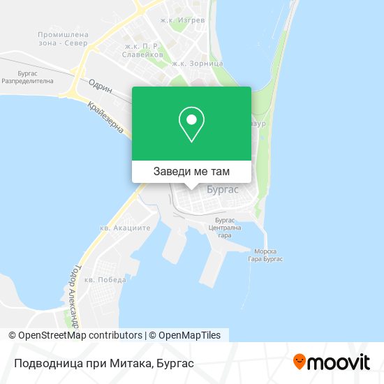 Подводница при Митака карта