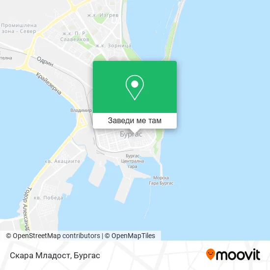 Скара Младост карта