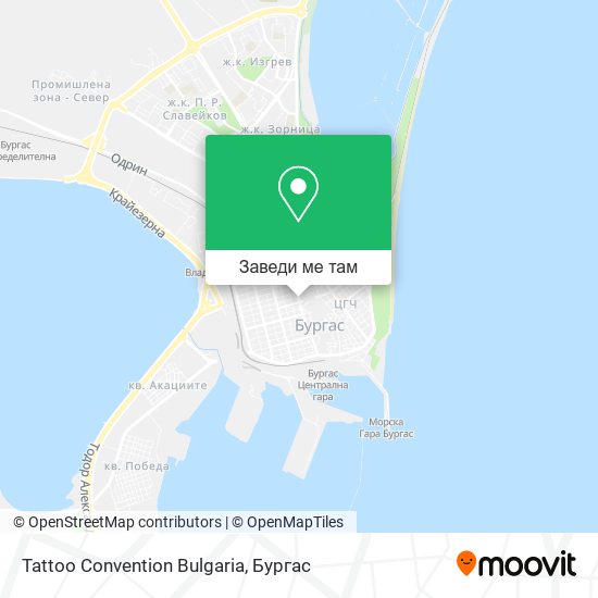 Tattoo Convention Bulgaria карта