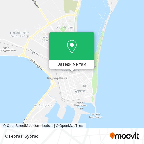 Овергаз карта