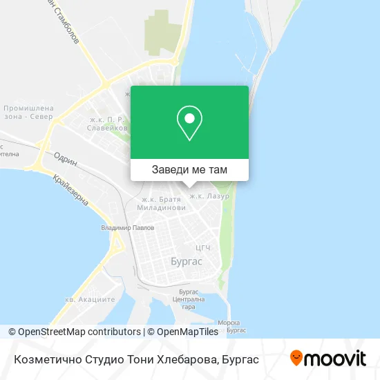 Козметично Студио Тони Хлебарова карта