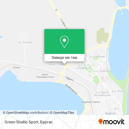 Green Studio Sport карта