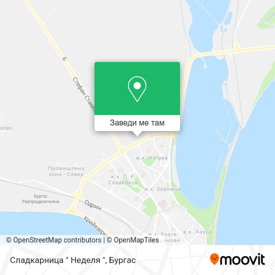 Сладкарница " Неделя " карта