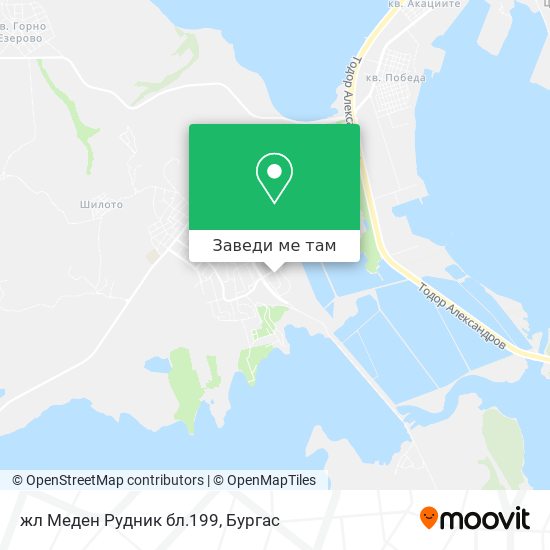 жл Меден  Рудник бл.199 карта