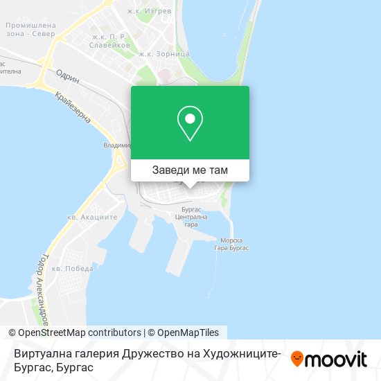 Виртуална галерия Дружество на Художниците-Бургас карта