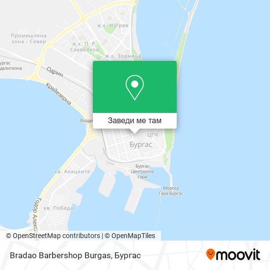 Bradao Barbershop Burgas карта