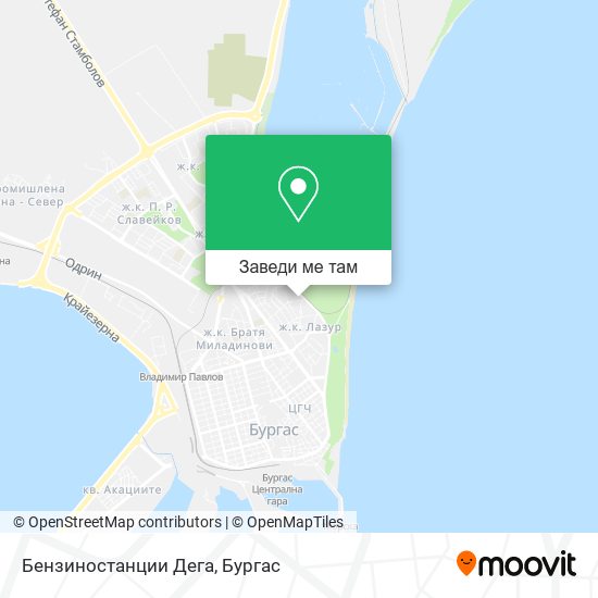 Бензиностанции Дега карта