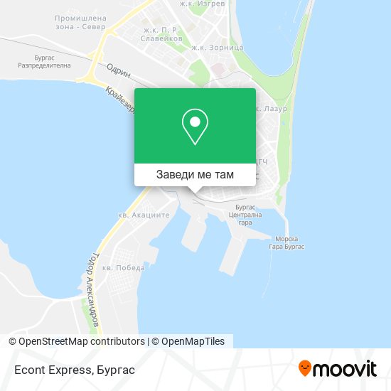 Econt Express карта