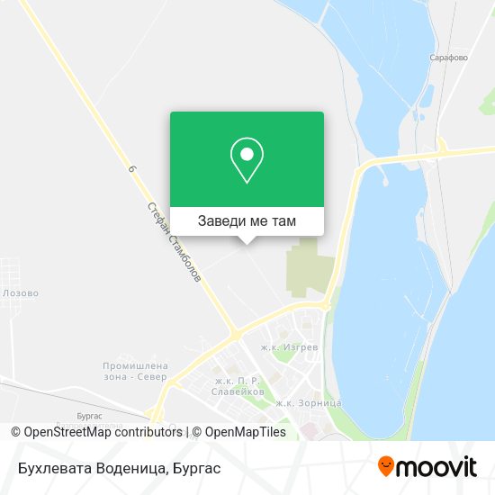 Бухлевата Воденица карта