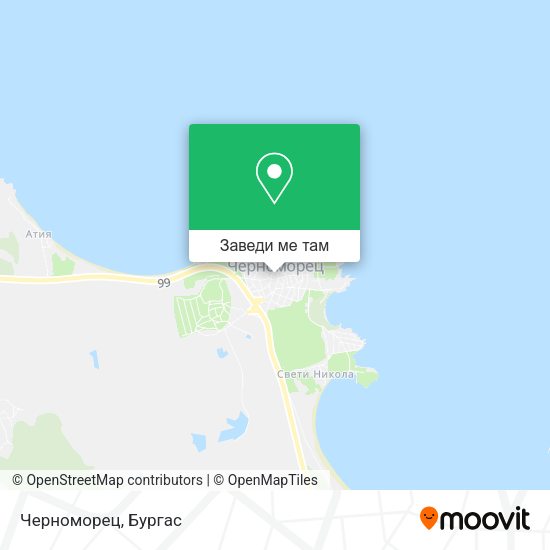 Черноморец карта