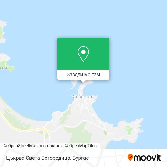 Цъкрва Света Богородица карта