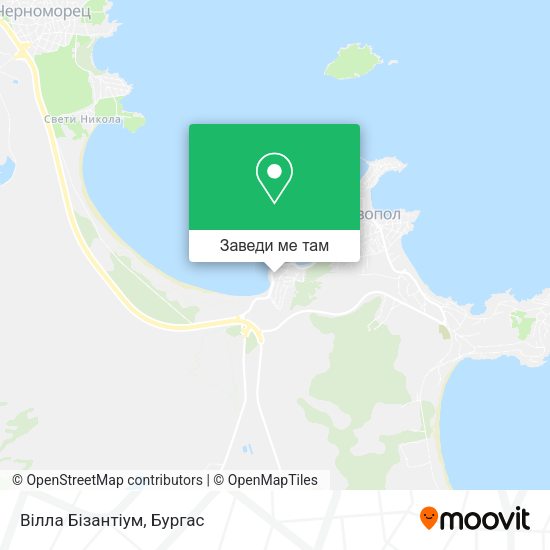 Вілла Бізантіум карта